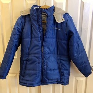 Boys Calvin Klein Coat - Color: Royal Blue Sz: XL